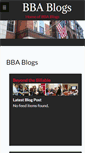 Mobile Screenshot of bbablogs.org